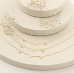 Custom Initial & Heart Necklace in Gold & Silver | Amena Jewellery Bahrain
