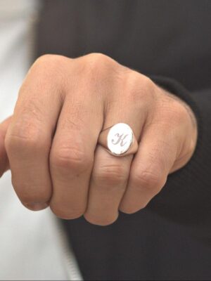 Silver Ring- Silver ring for men- Mens silver ring- Personalised silver ring-name ring