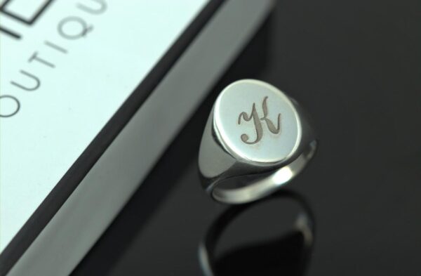 Silver Ring- Silver ring for men- Mens silver ring- Personalised silver ring-name ring
