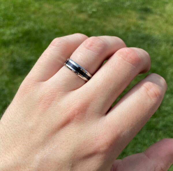 Sterling Silver Mens ring,Wedding Ring,