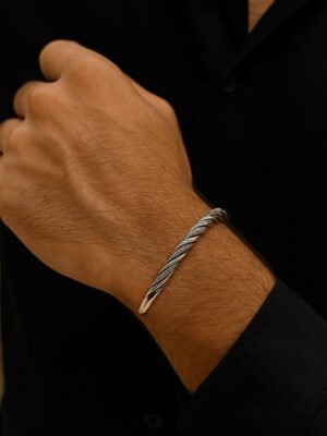 Sterling Silver Adjustable Bracelet | 925 Silver | Aména Jewellery Bahrain