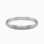 Silver Milgrain Textured Bangle | 925 Sterling | Amena Bahrain